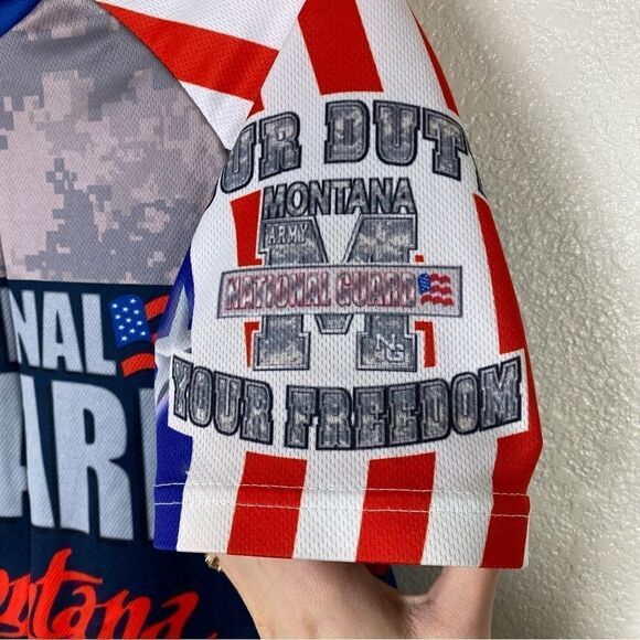 Primal Wear Women’s Montana National Guard Zip Up Cycling Shirt with Pockets - Picture 3 of 6